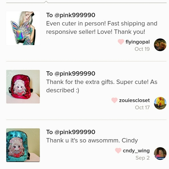 COPY - COPY - Backpack with wings 🦋 38*8*46 cm - Picture 9 of 9